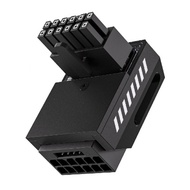 Lm Nhỏ Gpu Bộ chuyển đổi điện 90 Độ Gpu đầu nối nguồn 12Vhpwr 16pin 90 Độ Góc Bộ chuyển đổi điện Pci