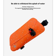 Cycling Front Frame Bag Waterproof Magnetic Bicycle Front Tube Bag Mountain Bike Road Bike Bicycle C