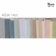 MARUMi Embroidery Handmade [14ct Aida-Zweigart Cross Stitch Cloth]