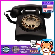 [sgstock] TelPal Antique Phones Corded Landline Telephone Vintage Classic Rotary Dial Home Phone of 