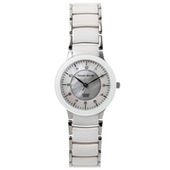 [Mauro Gerardi] Solar Watch Ceramic 3 ATM Water Resistant Ladies MJ044-3 White Mother of Pearl Dial