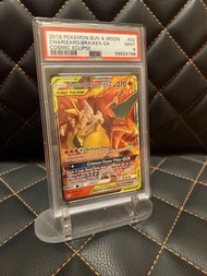 PSA Pokemon Tag Team Charizard/Braixen GX #22 PSA 9