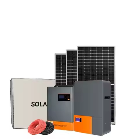 PowMr Complete Solar Energy All in One Energy Storage System 6KW 10KWh Hybrid Solar System