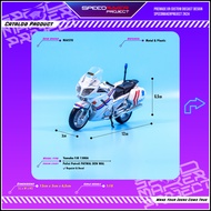REPLIKA Maisto Custom Yamaha FJR 1300 Traffic Patrol Police DEN WAL PatrolLintas Diecast Miniature R