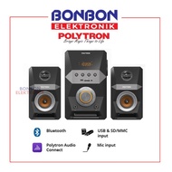 terbaru !!! polytron multimedia speaker pma 9522 radio usb ready