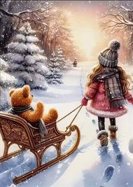 AB Diamond Painting Santa Claus 5D Diamond Painting Adult and Beginner Diamond Painting Kit DIY Diam