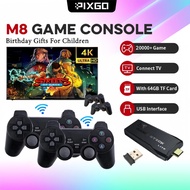 New M8 wireless video game console 4K 20000+game console 2.4G dual control video game console HDMI o