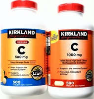 Kirkland Signature Vitamin C 1000mg  / 500 mg Chewable