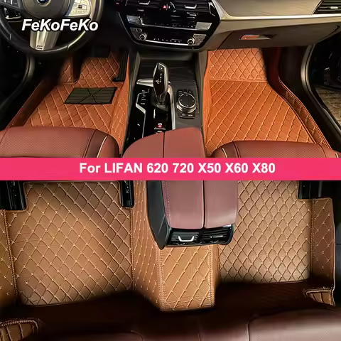 Custom Car Floor Mats For LIFAN 620 720 X50 X60 X80 Auto Carpets Foot Coche Accessorie