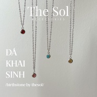 The Birthstone Lucky Necklace/Necklace by thesol.accessories