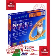 Dog Flea Medicine And demodex NEXGARD SPECTRA, size XS, ORIGINAL MERIAL