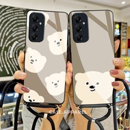Case + TALI Samsung A15 A25 A14 A55 A34 - Softcase glass Samsung A15 A25 A14 A55 A34 - Casing Samsun