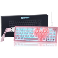 V-K66 PRO 60% Wired Mechanical Gaming Keyboard QMK/VIA Creamy Gasket Mount Hot Swappable RGB Keyboar