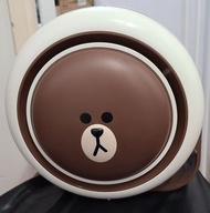 二手 LINEFRIENDS 熊大空氣清淨機 (小漢堡)  LINE FRIENDS X CLAIR R3 熊大節能空氣清新機 空氣淨化機 brown 抗菌 流感 抗病毒