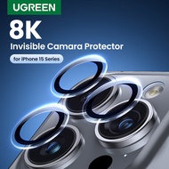 UGREEN 8K HD Corning Gorilla Glass Camera Lens Protector Tempered Glass Metal Cover For iPhone 15 Plus iPhone 15 Pro Max