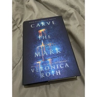 (PRELOVED) Novel Carve The Mark by Veronica Roth (HardCover) Author of Divergent (Fantasy Novel)