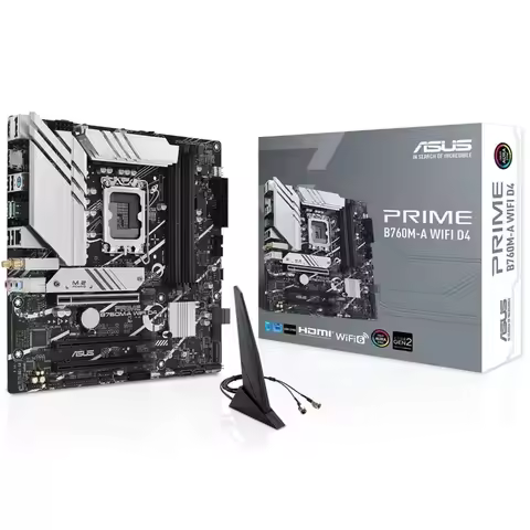 PRIME B760M-A WIFI D4 Motherboard LGA1700 DDR4 ATX Mainboard Compatible with 13th Gen Core i5-13400F