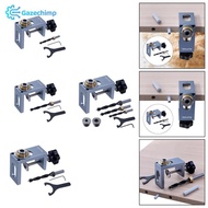 Gazechimp Self Centering Doweling Jig Set Drill Guide Jig Practical DIY Accessories Pocket Hole Jig 