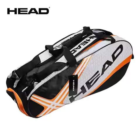 Original HEAD Tennis Bag 6R Tennis Rackets Men Padel Tennis Backpack Djokovic HEAD Tennis Racket Bac