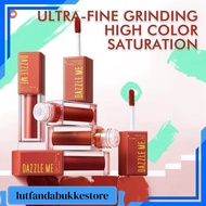 dazzle me MOUSSE LIP CREAM LIPSTICK MATTE MELTING, LESS LIPS LINES, LIGHT TEXTURE, BPOM SILKY LIPSTI