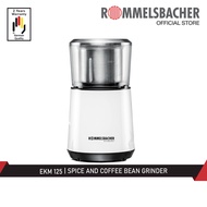 Rommelsbacher EKM 125 Spice and coffee bean grinder blender 2 Year Warranty