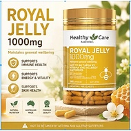 Healthy Care Royal Jelly 1000mg 蜂王浆 ( 365 Capsules ) ( Made In Australia )EXP:2028 m3w0b94b0t