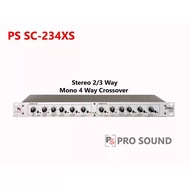 PS SC-234XL professional audio crossover processor, pro sound professional stage audio interface