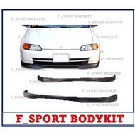 HONDA CIVIC 2DR 2DOOR 1992-1995 EG EG6 EJ1 EJ2 EH SR4 5th Generation TYPE R PU FRONT SKIRT BUMPER LI