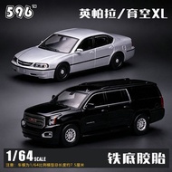 596 1/64 GMC Yukon XL Chevrolet Impala Diecast Car Model Alloy Simulation Collection Toy Gift For Bo