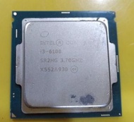 Intel i3-6100 六代 CPU 1151腳位   二手良品