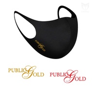 Face Mask Public Gold / Gold Bar / Emas / Dinar