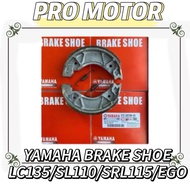 YAMAHA BRAKE SHOE LC135 EGO SRL110 SRL115 BRAKE BELAKANG BREAK REAR BRAKE 135LC LC RXZ135 LINING BEL