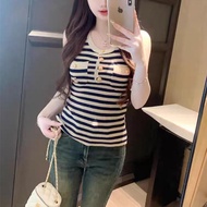 Gamin-0733 Knitted Tank Top Striped (20259)