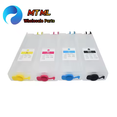 1Set T9451 T9452 T9453 T9454 Refillable Ink Cartridge Without Chip for Epson WorkForce Pro WF-C5290 