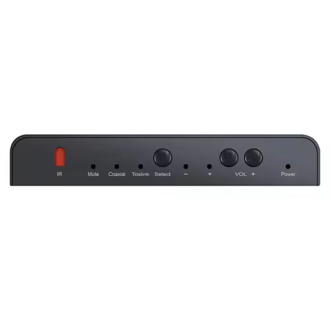 Digital To Analog Audio Converter With IR Remote Control Volume 192Khz Coaxial Optical Toslink To L/