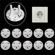 10pcs Thick Round Tip Electrical Outlet Covers, Bear Shaped Electrical Socket Covers, Anti-Shock Out