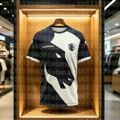 2026 Newest Personalized Fans Men's Liquid Team Breathable Short Sleeve T-shirt Esports Game Uniform