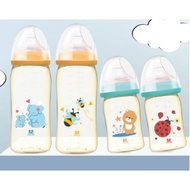 260ML  PPSU Wide Neck Bottle Susu Baby Botol Susu Bayi Baby Bottle Botol Susu Bayi Feeding Bottle Reusable Baby Bottle