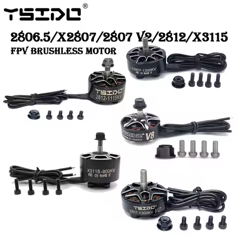 YSIDO X3115 2812 X2807 2806.5 2807 V2 1300KV Brushless Motor for Mark4 FPV 7inch 8inch 10inch Long R