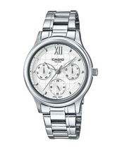 Casio Standard นาฬิกาผู้หญิง สายสเตนเลส รุ่น LTP-E306D-7AV