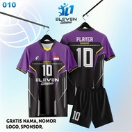 Volleyball Jersey Printing Free Custom Name Number Logo 010