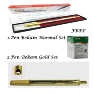 Pen Bekam Gold Set + JARUM BEKAM 1Kotak Termurah