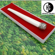 pipa once tulang kerbau ring perak premium D1071