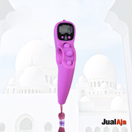 Tasbih Digital Alarm Bunyi Beep 100 Doff Lampu LED Unik Alat Zikir Murah COD