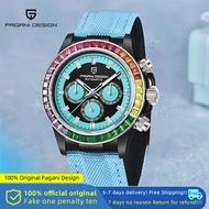 Pagani Design Original New 40MM automatic watch Luxury man watch Rainbow bezel 100M Waterproof Luminous Calendar man watch mechanical watch 手表 PD-1732