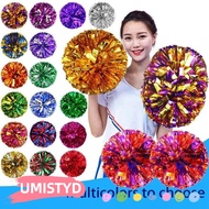 UMISTYDREAMUM9U Kids Game Pom Poms, Multicolors 25cm Cheap Practical Cheerleading, High Quality PET 