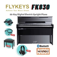 Flykeys FK830 88-Key Digital Electric Upright Piano w/Piano Bench And Headphone ( FK-830 / FK 830 )