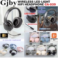 WIRELESS HEADPHONE MICROPHONE MULTI PLAYER FOR INTERNET GAMING + TF CARD GJBY CA-039