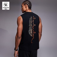 Three Wise Monkeys Chinese Style Graphic Tank Men's 100% Cotton Workout Sleeveless Casual   3.17