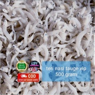 Salted fish tn tauge vip/teri jumbo size rice 500 grams